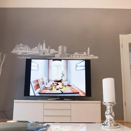アパート Luxuriose Ferienwohnung Nr33 Am Grundeich クックスハーフェン
